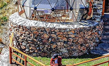 Domo mirador en el Valle Sagrado, Cusco: experiencia glamping con vista andina