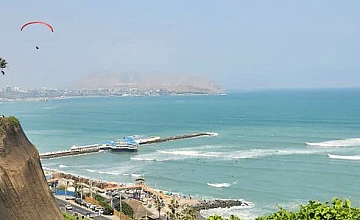 Parapente en Miraflores, Lima: vista del océano Pacífico y Costa Verde (tour por Lima)